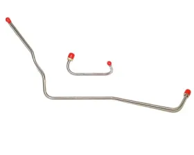 Fine Lines Pump to Carburetor Fuel Line For 68-71 Mopar B-Body 383/440 w/ Carter AVS 4BBL Fuel Line 2 Lines Steel