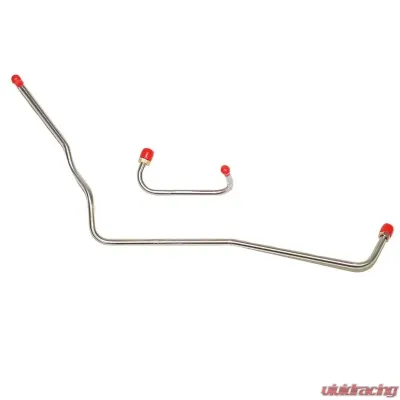 Fine Lines Pump to Carburetor Fuel Line For 68-71 Mopar B-Body 383/440 w/ Carter AVS 4BBL Fuel Line 2 Lines Stainless - RPC6806SS