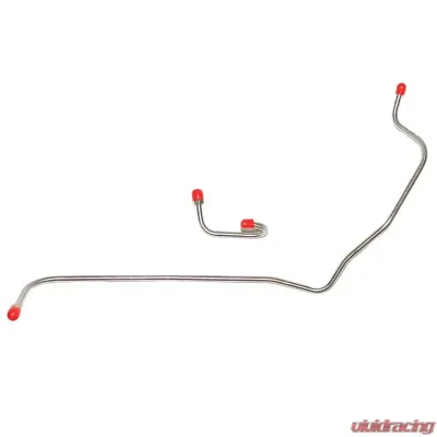 Fine Lines Pump to Carburetor Fuel Line For 73 Mopar B-Body 340 4 BBL Carter Thermoquad 2 Piece Line Steel - RPC7301OM