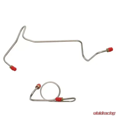 Fine Lines Distributor Vacuum Advance Line For 56 Ford Thunderbird Distributor 2 Piece Set Steel - SDV5601OM