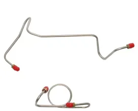 Fine Lines Distributor Vacuum Advance Line For 56 Ford Thunderbird Distributor 2 Piece Set Stainless
