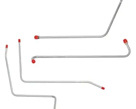 Fine Lines Pump to Carburetor Fuel Line For 55 Ford Thunderbird Fuel Pump to Carb and Wiper Vacuum Lines 4 Set Stainless