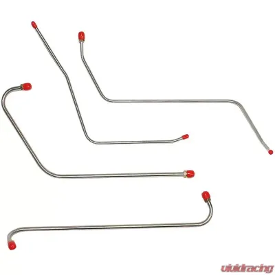 Fine Lines Pump to Carburetor Fuel Line For 56 Ford Thunderbird Fuel Pump to Carb and Wiper Vacuum Lines 4 Set Steel - SPC5601OM
