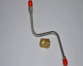 Fine Lines Pump to Carburetor Fuel Line For 57 Ford Thunderbird Replacement Carb F/L W/B Steel