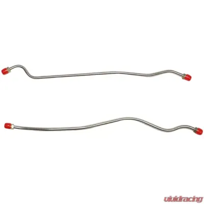 Fine Lines Power Steering Line For 60 Ford Thunderbird Power Steering Cylinder to Valve Lines 2pcs Steel - SPS6001OM