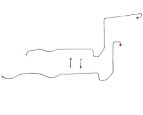 Fine Lines Transmission Cooler Lines For 62 Ford Thunderbird w/MX Transmission 4 Piece Stainless