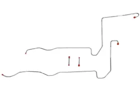 Fine Lines Transmission Cooler Lines For 63 Ford Thunderbird w/MX Transmission 4 Piece Steel