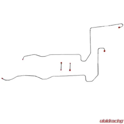 Fine Lines Transmission Cooler Lines For 64-66 Ford Thunderbird w/MX Transmission 4 Piece Stainless - STC6401SS