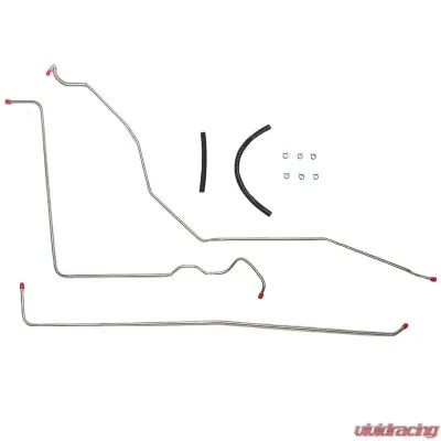 Fine Lines Fuel Line Kit For 71-72 Chevrolet C10/20 GMC C1500/2500 2WD 5/16 Inch Fuel Vapor 3 Set Stainless - TGL7103SS