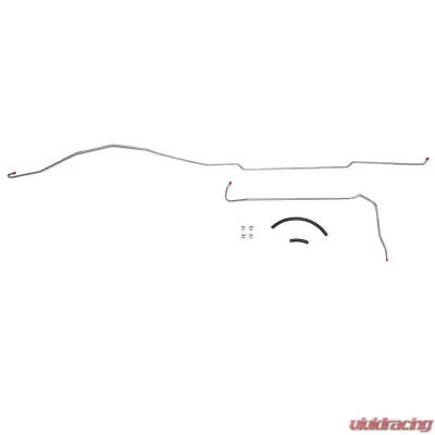 Fine Lines Fuel Line Kit For 71-72 Chevrolet C20/GMC C2500 8 Cylinder 2WD 2 Piece 1/4 Inch Fuel Return Lines Steel - TGL7105OM