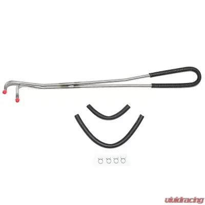 Fine Lines Fuel Line Kit For 71-72 Chevrolet C10/20 GMC C1500/2500 Cab Mounted Vapor Fuel Line w/ Loop Stainless - TGL7107SS