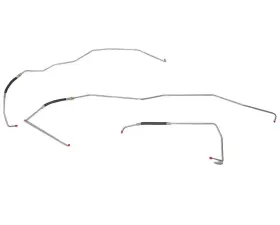 Fine Lines Transmission Cooler Lines For 02-06 Avalanche 2500 8.1 Liter Engine 4L85-E Steel