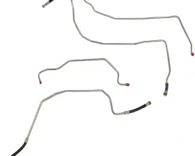 Fine Lines Transmission Cooler Lines For 00-06 GM SUV Full Size With NO Auxiliary Cooler Steel