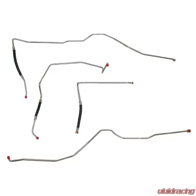 Fine Lines Transmission Cooler Lines For 99-07 GM 1500 Classic w/V8 w/External Cooler Only Stainless - TTC0401SS