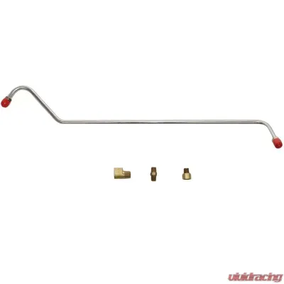 Fine Lines Pump to Carburetor Fuel Line For 55-56 Chevrolet Corvette 265 8 Cylinder 195/210 HP 4BBL Pump to Carb Line 1 Line and 3 Fittings Stainless - VPC5501SS