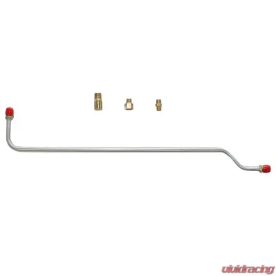 Fine Lines Pump to Carburetor Fuel Line For 57-58 Chevrolet Corvette 283 8 Cylinder 220/230 HP Pump to Carb Line 1 Line and 3 Fittings Stainless - VPC5702SS