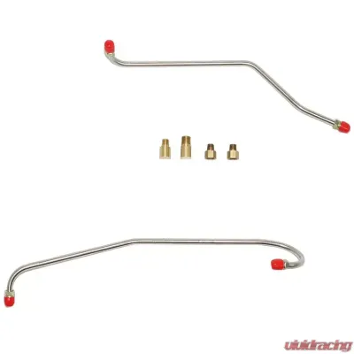 Fine Lines Pump to Carburetor Fuel Line For 57-58 Chevrolet Corvette 283CID Engine Fuel Injection Pump to Fuel Injector Line Stainless - VPC5706SS