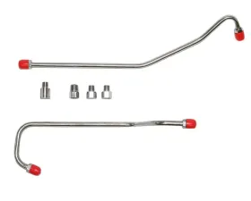 Fine Lines Pump to Carburetor Fuel Line For 63-65 Chevrolet Corvette 327CID Fuel Injected Pump to Carb Lines 2 Lines and 4 Fittings Stainless
