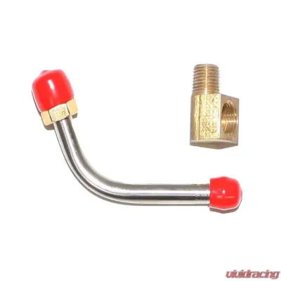 Fine Lines Pump to Carburetor Fuel Line For 63-65 Chevrolet Corvette Fuel Pump Inlet Fuel Line and Fitting Stainless - VPC6315SS