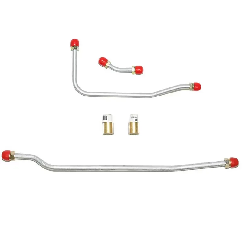 Fine Lines Pump to Carburetor Fuel Line For 65 Chevrolet Corvette 396 CID 425 HP 4BBL 3 Lines and 2 Fittings Stainless - VPC6516SS