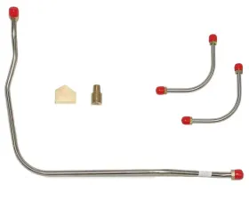 Fine Lines Pump to Carburetor Fuel Line For 66 Chevrolet Corvette 427CID 425 HP 4BBL 3 Lines and Block Stainless