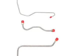 Fine Lines Pump to Carburetor Fuel Line For 68 Chevrolet Corvette 427CID/390HP 4BBL 3 Set Stainless