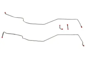 Fine Lines Transmission Cooler Lines For 70-74 Chevrolet Corvette Big Block and 75-76 Small Block 4 Piece Set Stainless