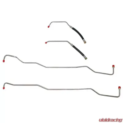 Fine Lines Transmission Cooler Lines For 05-07 Liberty V6 Stainless - WTC0241SS