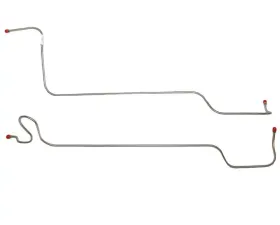 Fine Lines Transmission Cooler Lines For 66-67 Chevrolet II/Nova Powerglide w/o Spacer at Radiator Steel