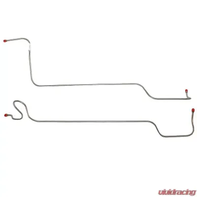 Fine Lines Transmission Cooler Lines For 66-67 Chevrolet II/Nova Powerglide w/ 3 Inch Spacer at Radiator Steel - XTC6602OM