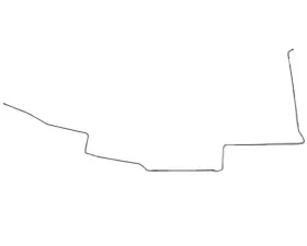Fine Lines Fuel Line Kit For 72-74 Mopar A-Body 3/8 Inch Tank to Pump Fuel Line 111 Inch Wheel Base Stainless