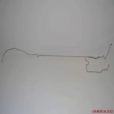Fine Lines Fuel Line Kit For 71-73 Ford Mustang 8 Cylinder 3/8 Inch Tank to Pump Fuel Line 2 Piece Steel - ZGL7102OM