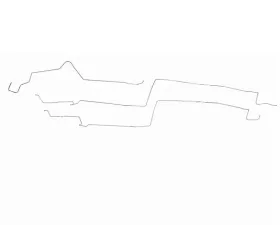 Fine Lines Fuel Line Kit For 87-93 Ford Mustang V8 no Subframe Connectors Stainless