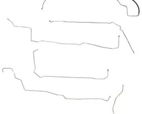 Fine Lines Fuel Line Kit For 94-95 Ford Mustang GT Stainless