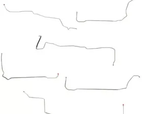 Fine Lines Fuel Line Kit For 96-98 Ford Mustang GT Steel