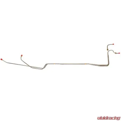Fine Lines Transmission Cooler Lines For 67-70 Ford Mustang and Mercury Cougar 8 Cylinder C4 2 Piece Set Steel - ZTC6702OM