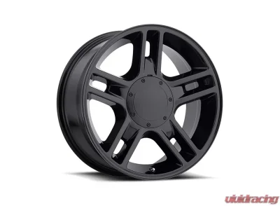 Factory Reproduction Series 51 Wheels 22x9.5 5x135/5x5.5 +14 HB 87.0 2000 F-150 Harley Gloss Black w/Cap - 51295145302