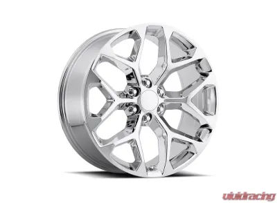 Factory Reproduction Series 59 Wheels 22x9 6x5.5 +24 HB 78.1 Snowflake Chrome Center Cap Chevrolet 2019+ - 59290246501