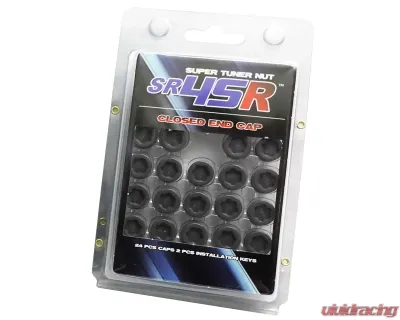 Muteki SR45R Yellow 24 piece Plastic End Cap Set - 33100Y