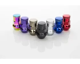 Muteki SR35 12x1.25 Chrome Titanium Closed End Lug Nuts w/ Locking 16+4 CLEARANCE