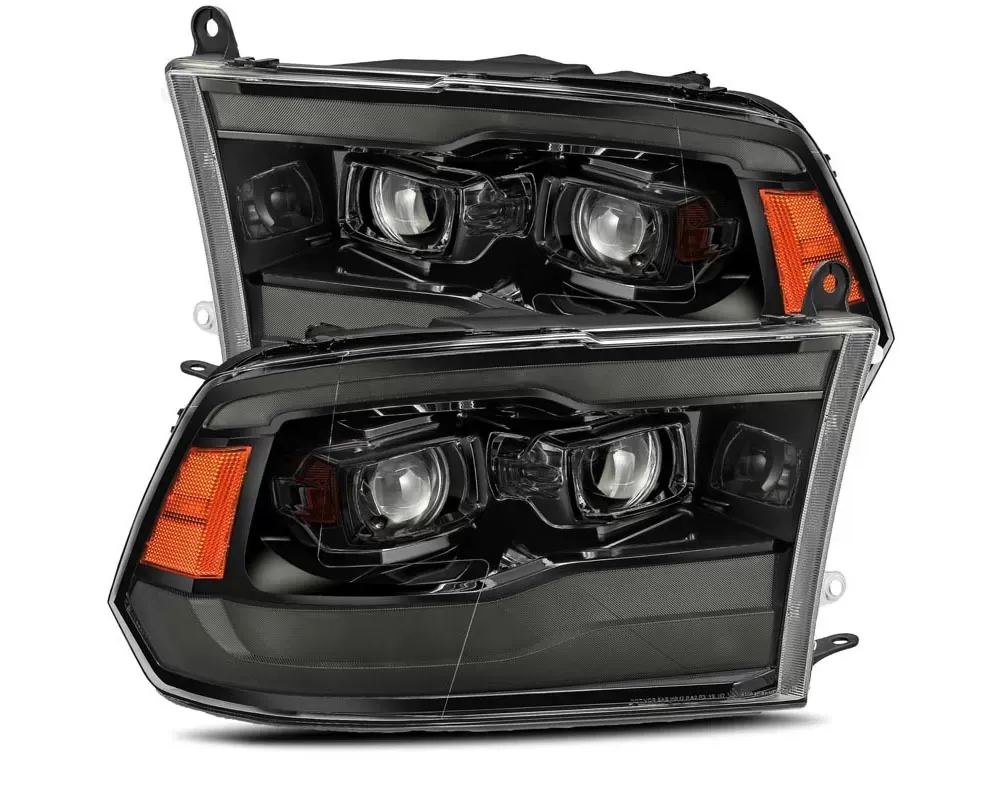 AlphaRex LUXX-Series LED Projector Headlights Alpha-Black Dodge Ram 1500 | 2500 | 3500 2009-2018 - 880540