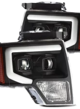 LUXX-Series LED Projector Headlights Black Ford F-150 2009-2014 AlphaRex USA                                     - 880179 - Image 6