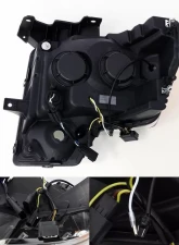 LUXX-Series LED Projector Headlights Black Ford F-150 2009-2014 AlphaRex USA                                     - 880179 - Image 3