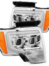 LUXX-Series LED Projector Headlights Chrome Ford F-150 2009-2014 AlphaRex USA                                     - 880178 - Image 6