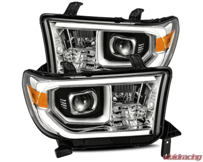LUXX-Series LED Projector Headlights Chrome Toyota Tundra 2007-2013 AlphaRex USA - 880708