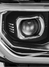 LUXX-Series LED Projector Headlights Chrome Toyota Tundra 2007-2013 AlphaRex USA                                     - 880708 - Image 3
