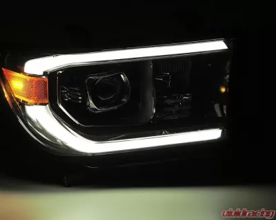LUXX-Series LED Projector Headlights Chrome Toyota Tundra 2007-2013 AlphaRex USA - 880708