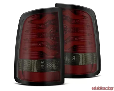 PRO-Series LED Taillights Red Smoke Dodge Ram 2009-2018 AlphaRex USA - 640020