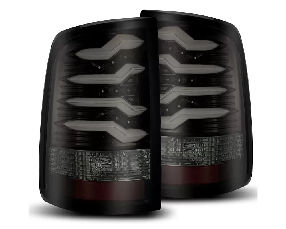 PRO-Series LED Taillights Jet Black Dodge Ram 1500 | 2500 | 3500 2009-2018 AlphaRex USA - 640010