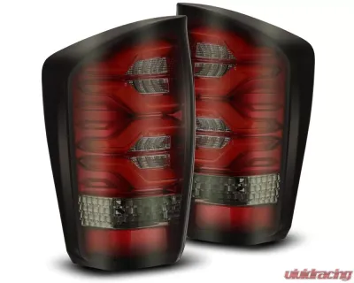 AlphaRex PRO-Series LED Taillights Red Smoke Toyota Tacoma 2006-2022 CLEARANCE - 680020